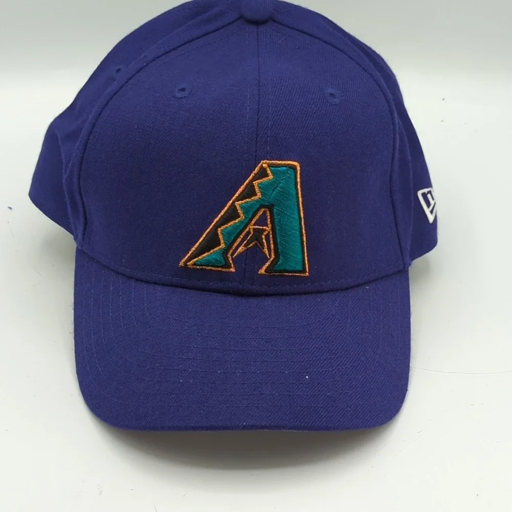 Arizona Diamondbacks New Era MLB Strapback Hat Purple Teal Copper Logo Wool Cap